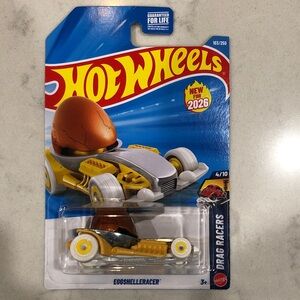 Mattel Hot Wheels Eggshell Racer - Yellow and Silver